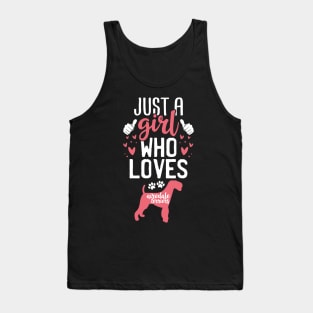 Just a Girl Who Loves Airedale terriers Tank Top